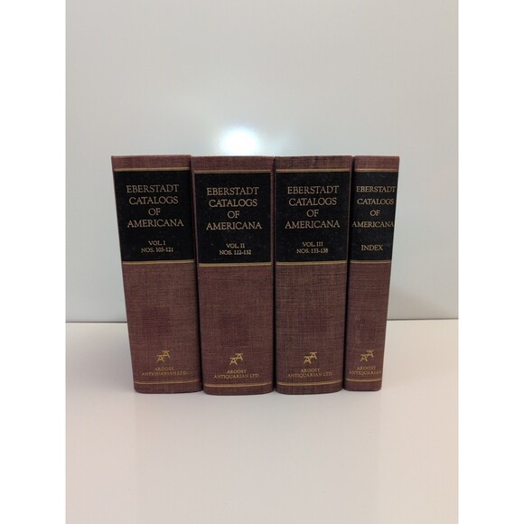 Eberstadt Annotated Americana Catalogs 1935-1956 - 1st Ed (1965) - 4 Vol. Set - Picture 2 of 16